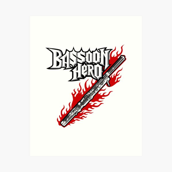 Bassoon Decor Orchestra Art Bassoon Blueprint Bassoon Poster Print Bassoon Player Gift Music Teacher Gift 