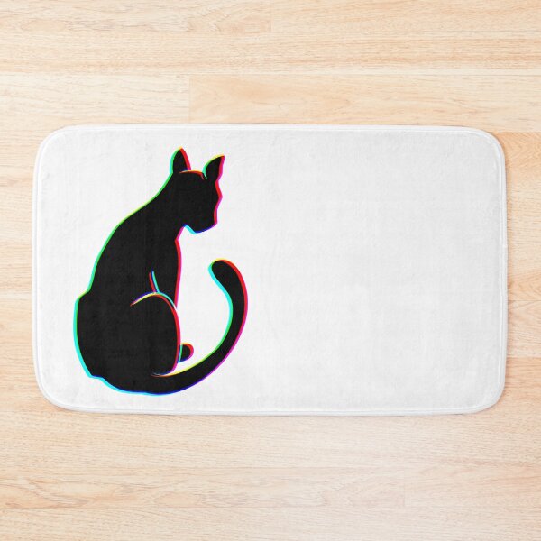 Item preview, Neon Feline Dark - Rainbow Black Laser Cat designed and sold by AllisonDelDuca.