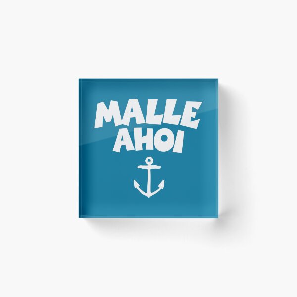 Item preview, Malle Ahoi (White) Mallorca Anchor Boat & Sail Design designed and sold by theshirtshops.