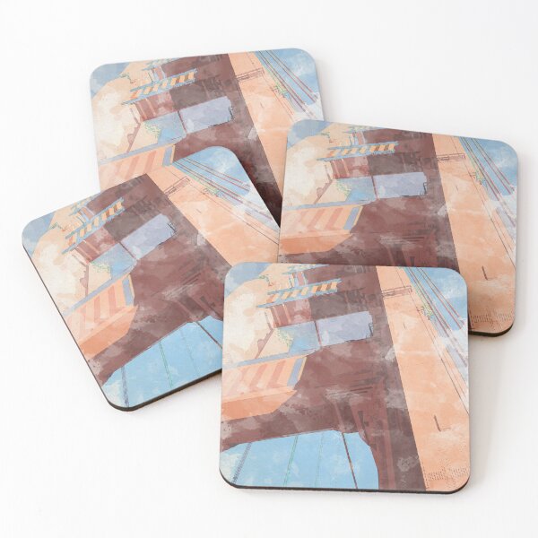 Item preview, San Francisco Watercolor Style, Golden Gate Bridge 4 designed and sold by MaplewoodMerch.