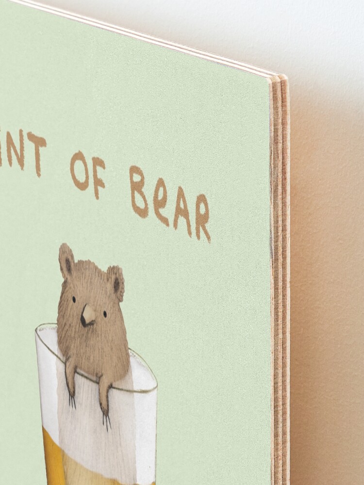 Alternate view of Pint of Bear Mounted Print