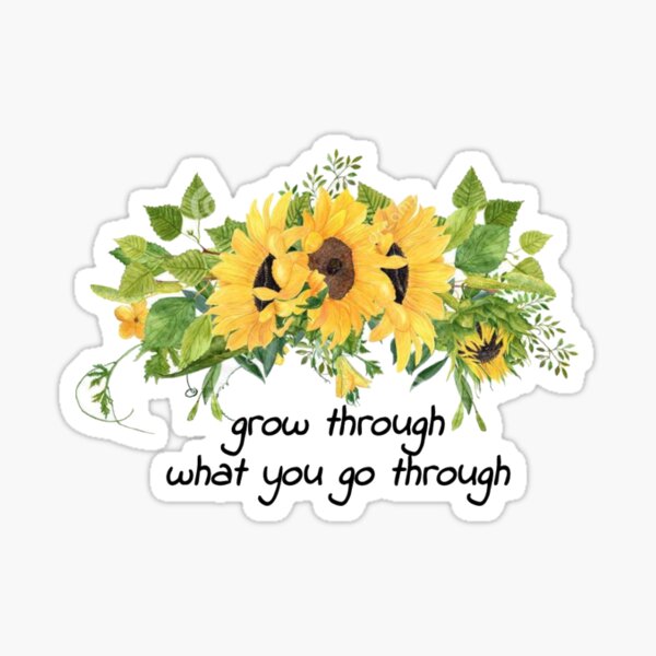 Aperçu de l'œuvre citation de tournesol créée et vendue par clairepalamara.