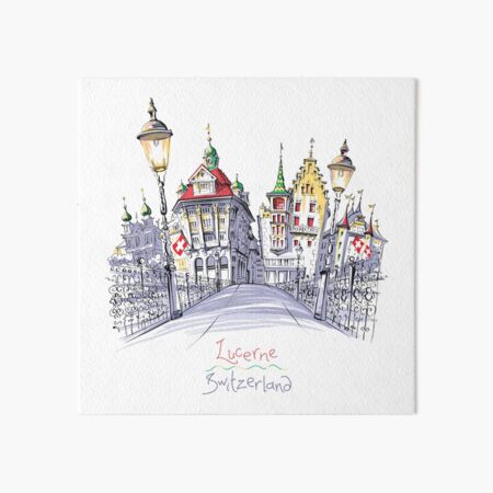 Item preview, Old Town of Lucerne, Switzerland designed and sold by kavalenkavart.