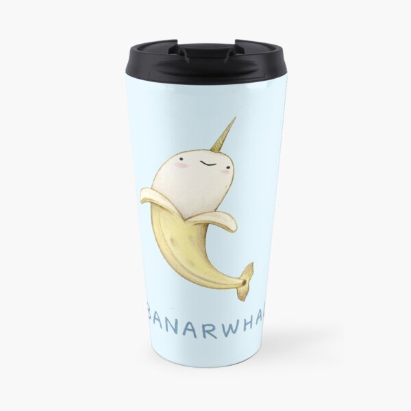 Banarwhal Travel Coffee Mug