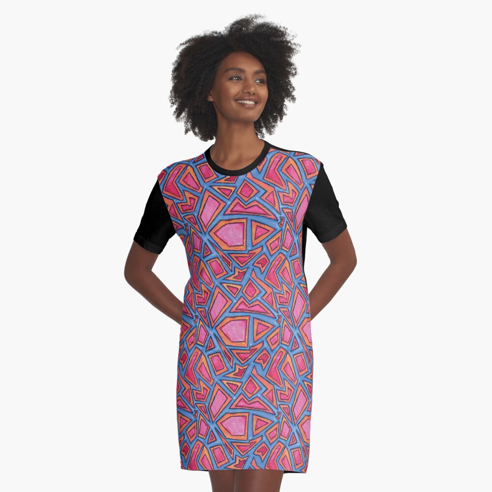 Item preview, Graphic T-Shirt Dress designed and sold by JodieChristine.