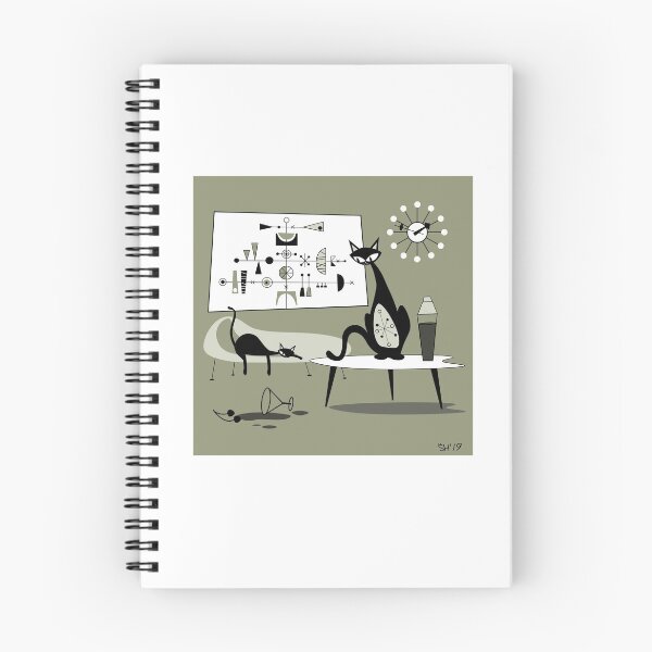 Item preview, Mid Century Modern Atomic Cats Disaster designed and sold by AtomicOffice.