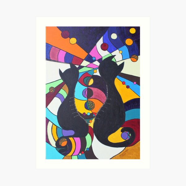 Zip-Kätz - frei! Kunstdruck