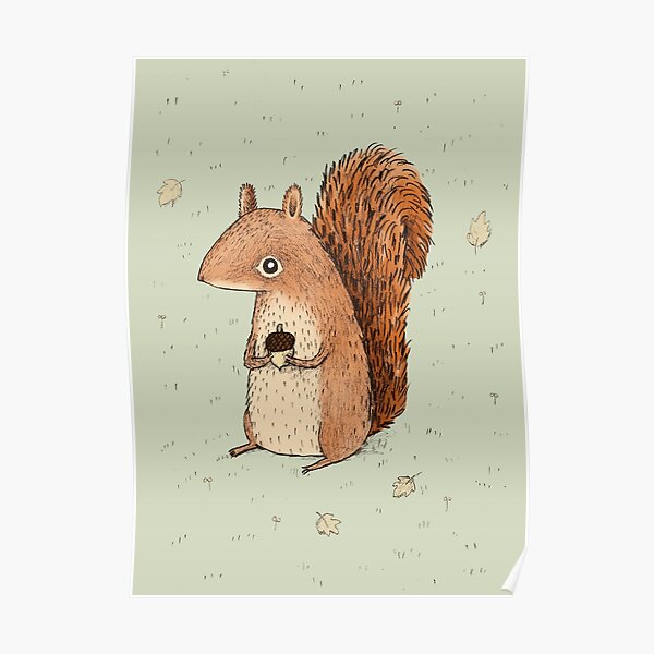 Sarah the Squirrel Poster