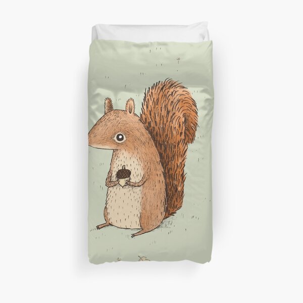 Sarah the Squirrel Duvet Cover