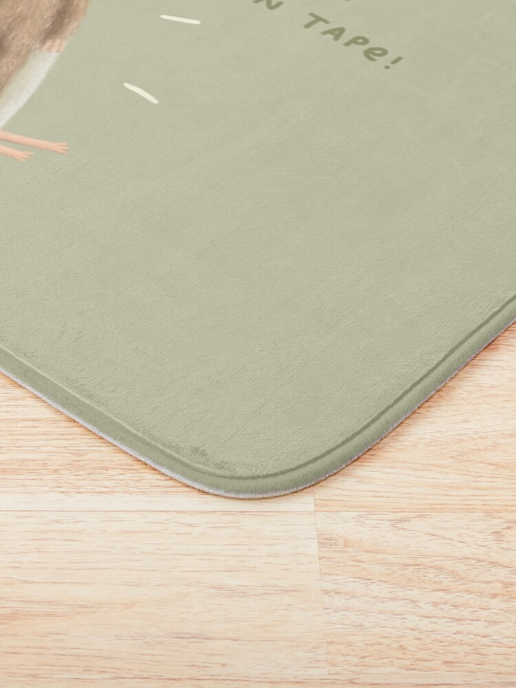 Alternate view of Bigfoot Caught on Tape Bath Mat