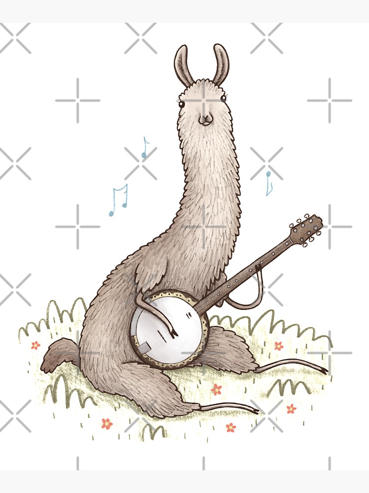 Banjo Llama by SophieCorrigan
