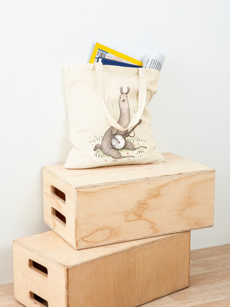 Alternate view of Banjo Llama Tote Bag