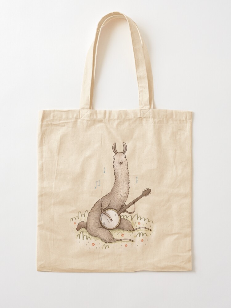 llama tote bag