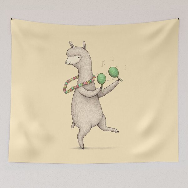Item preview, Alpaca on Maracas designed and sold by SophieCorrigan.