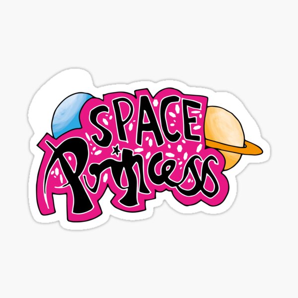 Space Princess Sticker