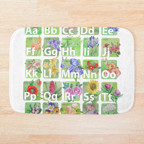 Item preview, Alfabeto de flores designed and sold by Redilion.