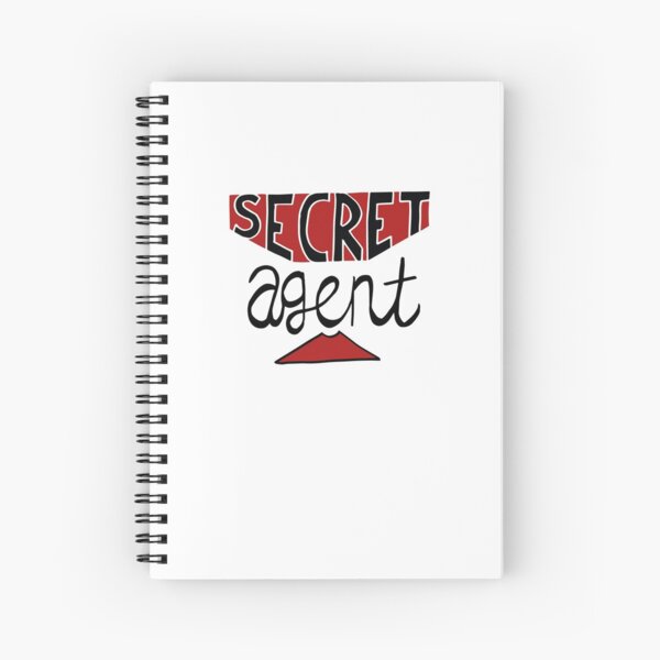 Secret Agent Spiral Notebook