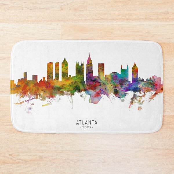 Artikelvorschau, Atlanta Georgia Skyline entworfen und verkauft von ArtPrints.