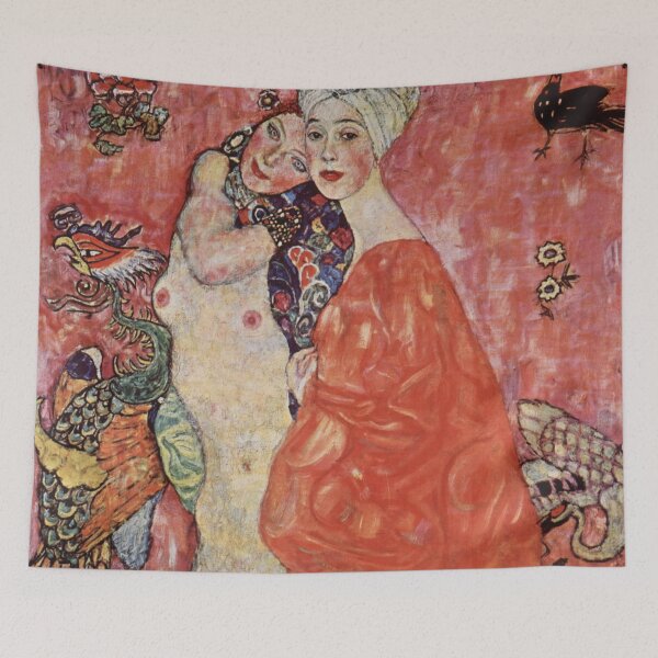 Item preview, Girlfriends by Gustav Klimt - Art Nouveau Symbolism designed and sold by Bebichic.
