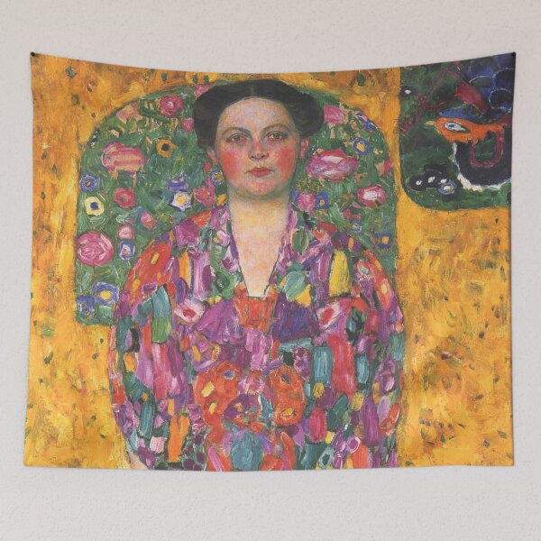 Item preview, Portrait of Eugenia Primavesi by Gustav Klimt - Art Nouveau Symbolism designed and sold by Bebichic.