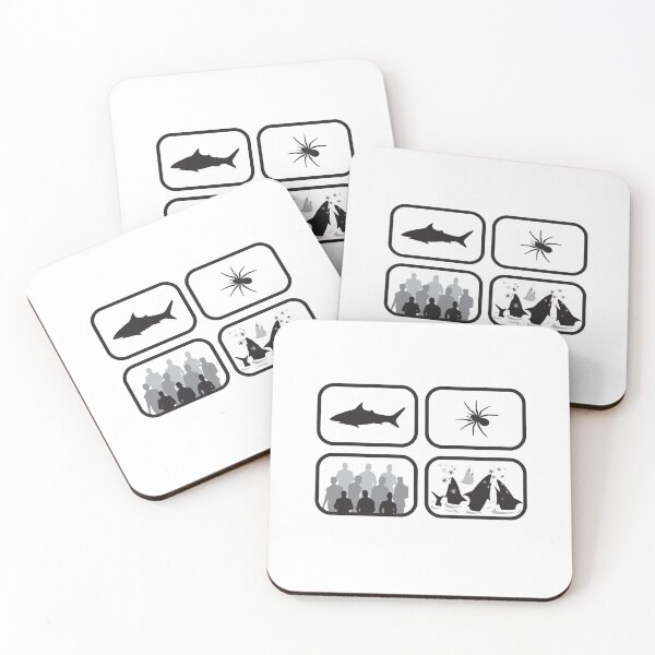 Item preview, Shark Crowds and spiders designed and sold by jazzydevil.