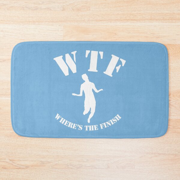 Item preview, WTF Where's The Finish funny runners gifts with humor sayings marathon runner joke  designed and sold by alenaz.