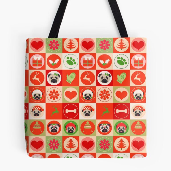 Item preview, Sweet Christmas Pugs 3 designed and sold by pugmom4.