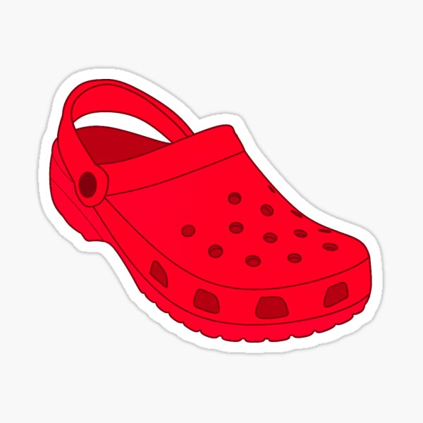 Red Shiny Crocs Skinluggage Tag Fauna Collection 