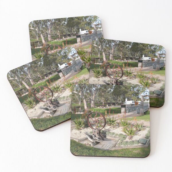 Item preview, Garden & Bridge at Tourist attraction, Bordertown, South Australia. designed and sold by RitaBlom.