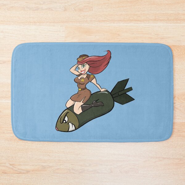 Item preview, Pin-Up está montando bomba designed and sold by Toonabilly.