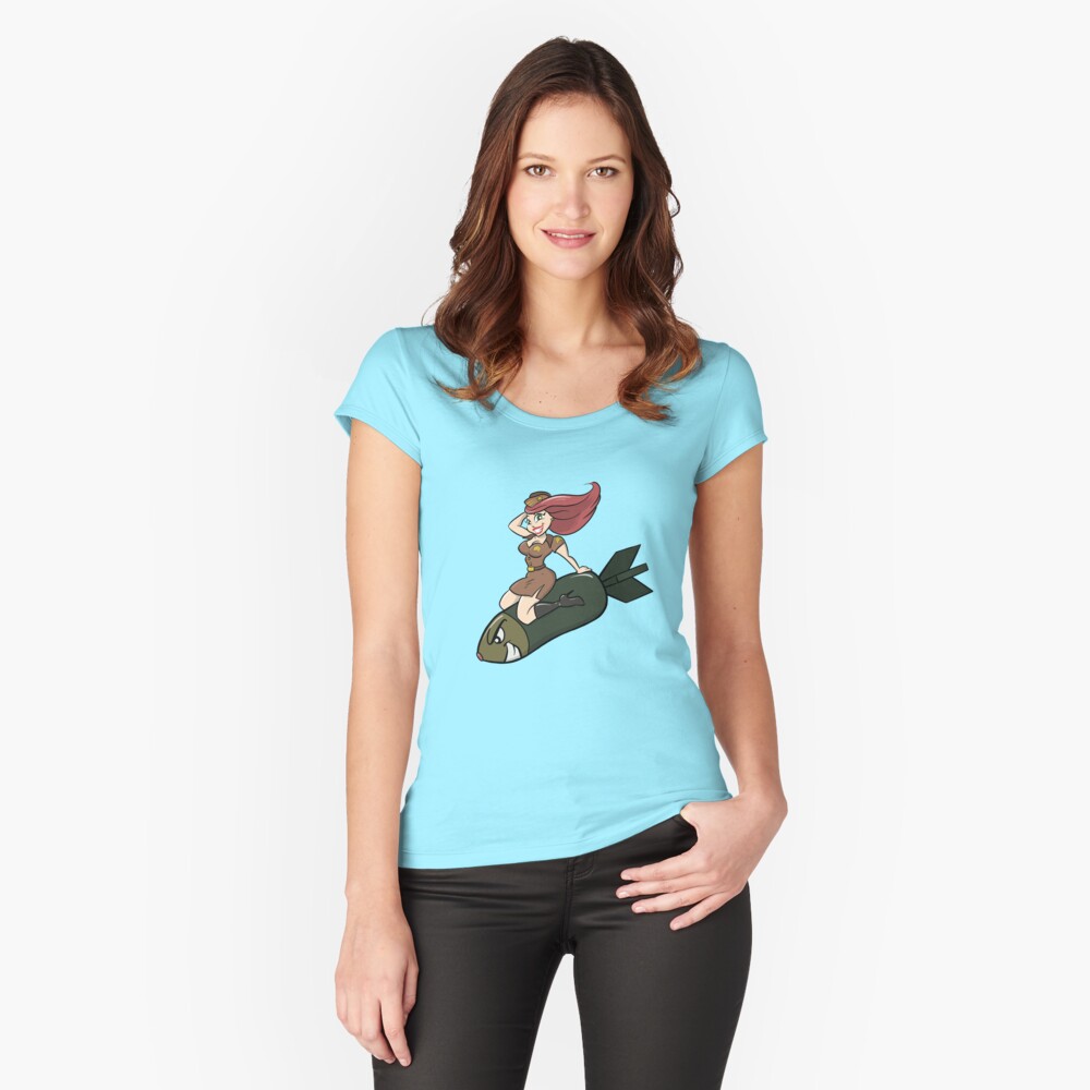 Item preview, Fitted Scoop T-Shirt designed and sold by Toonabilly.