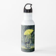 Yellow umbrella part 2 Water Bottle