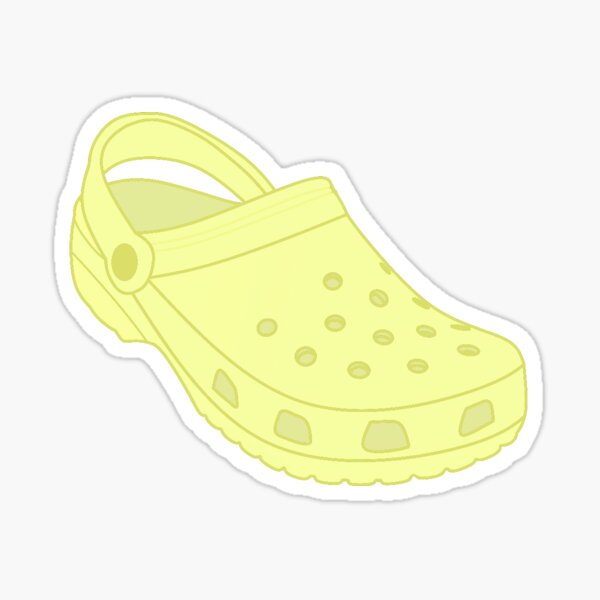 Pegatina «Pastel Amarillo Croc» de cappertillar | Redbubble