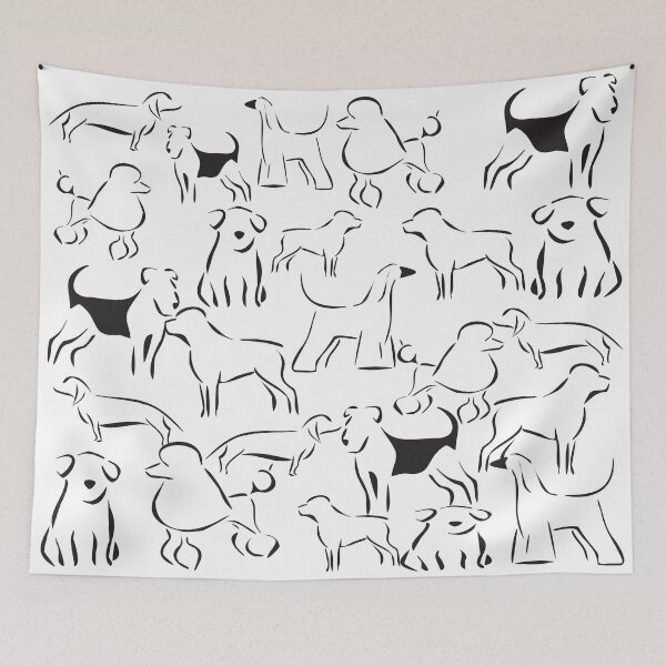 Item preview, Dog Crazy! Black n White designed and sold by lyndseyart.