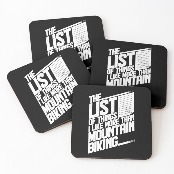 Item preview, The list of things I like more than mountain biking funny Outdoor recreation activity sports mountain biking designed and sold by emmjott.