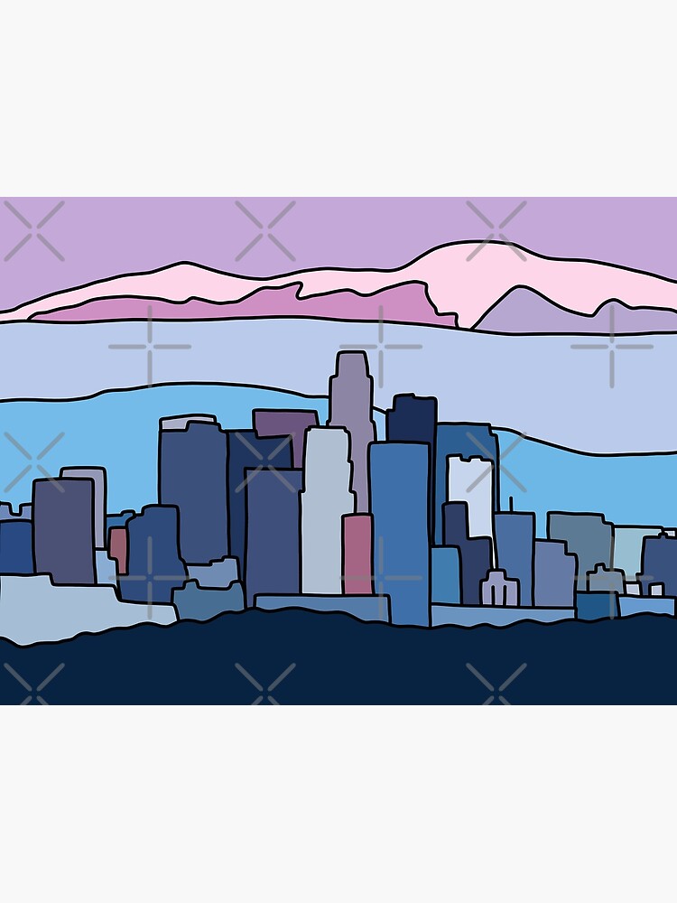 L.A. skyline by Elebea by elebea