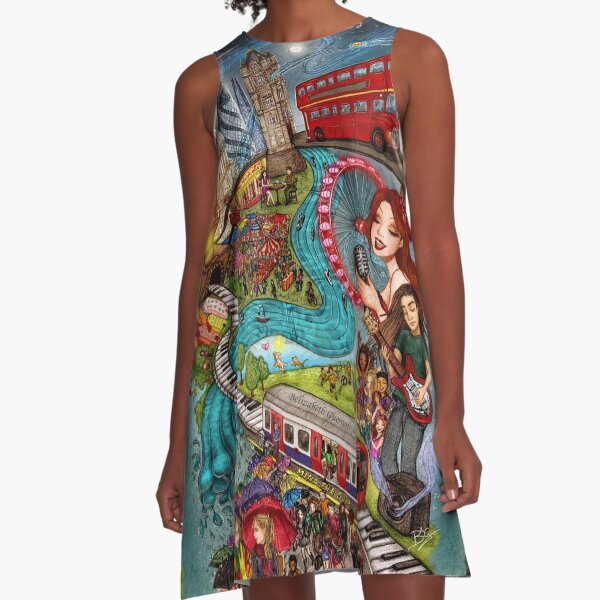 Sounds of London A-Line Dress