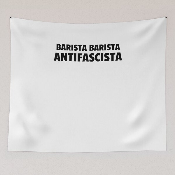 Item preview,  Barista Barista  Antifascista designed and sold by The5thDesign.