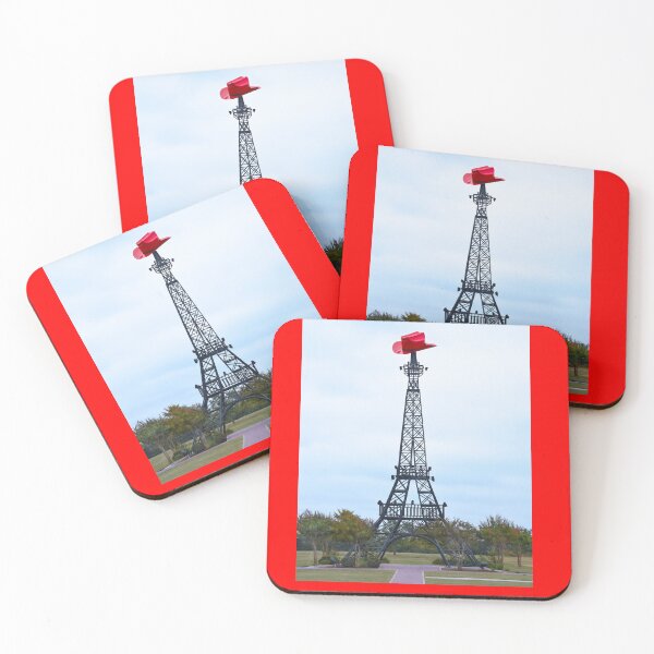 Item preview, Eiffel Tower Wearing a Cowboy Hat, Paris, Texas designed and sold by Catherine Sherman.