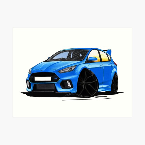 Ford Focus Rs Art Prints | Redbubble