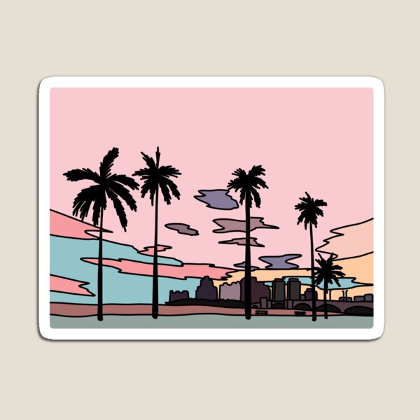 Florida sunset by Elebea Magnet