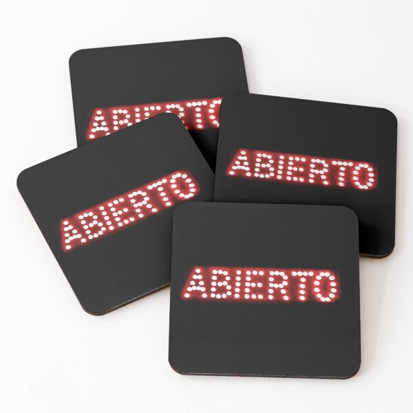 Item preview, Estilo de neón de texto abierto en español designed and sold by DFLC Prints.