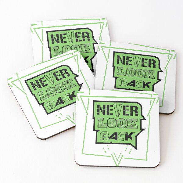 Item preview, Never Look Back T-Shirt - Text T-Shirt - Inspirational T-Shirt - Gym Tee - Passion T-Shirt designed and sold by Melcu.