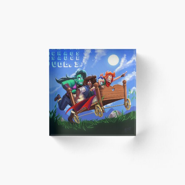 Chaos Sauce Vol 3 Album Artwork Acrylic Block