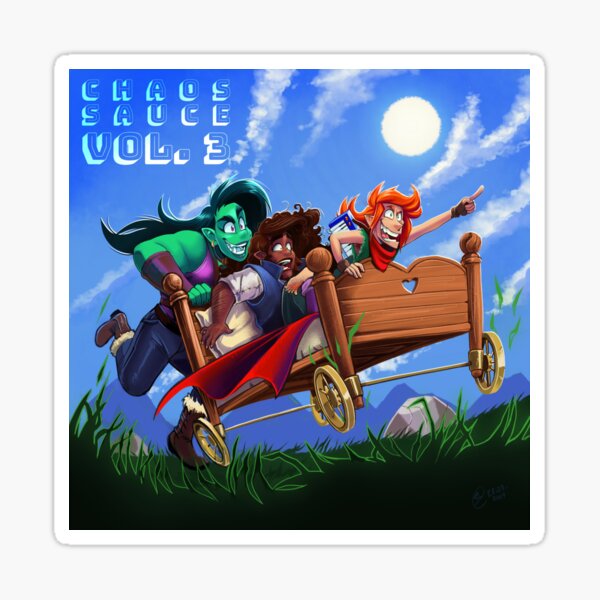Chaos Sauce Vol 3 Album Artwork Sticker