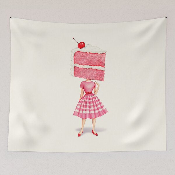 Item preview, Cake Head Pin-Up: Cherry designed and sold by Kelly  Gilleran.