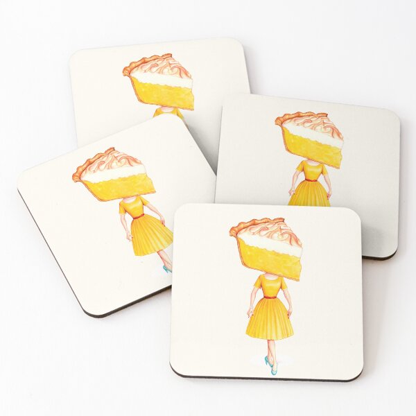 Item preview, Cake Head Pin-Up: Lemon Meringue designed and sold by Kelly  Gilleran.