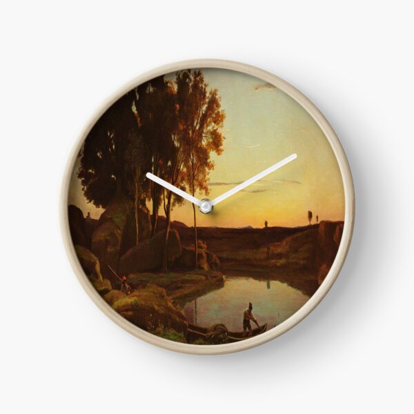 Item preview, Evening Landscape (The Ferryman, Evening)-Camille Corot designed and sold by LexBauer.