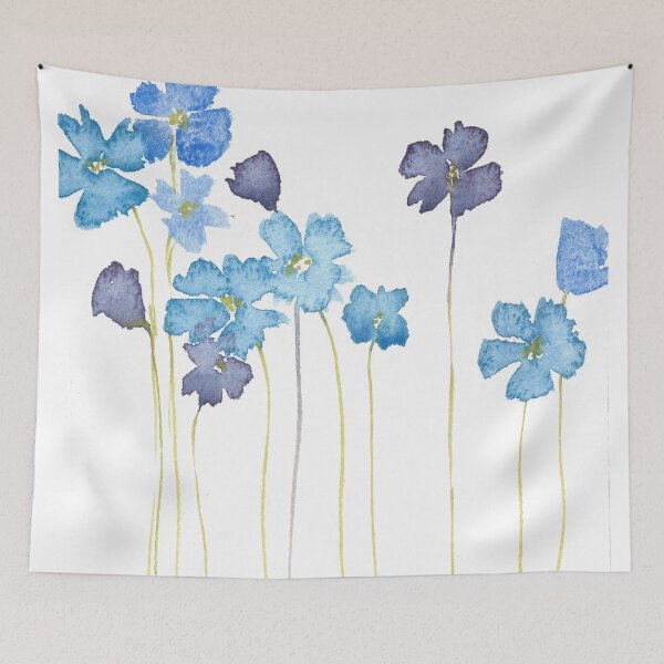 Item preview, Little blue flowers designed and sold by jayne gaze.