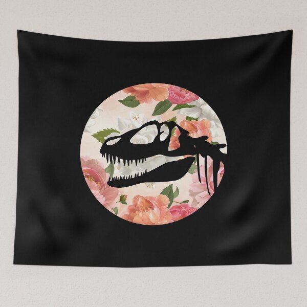 Item preview, Dino Flowers Dinosaur Tyrannosaurus Rex Gift Idea designed and sold by haselshirt.